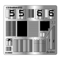 EX20002 BEEMAX 1/20 ブラバム BT52 1983 モナコGP用ディテールアップパーツ