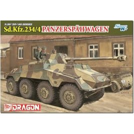 DR6772SP ドラゴン 1/35 WW.II ドイツ軍 8輪重装甲車 Sd.Kfz.234/4 パックワーゲン アルミ砲身/3Dプリントパーツ/金属パーツ