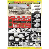 DR6600SP ドラゴン 1/35 WW.II ドイツ軍 ティーガーI極初期生産型 第502重戦車大隊 レニングラード 1942/43 3in1 マジックトラ