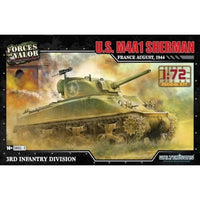 WS55004R ウォルター ソンズ 1/72 WW.II アメリカ軍 M4A1A(75) シャーマン 1944年8月 フランス 第3歩兵師団