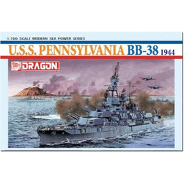 DR7041 ドラゴン 1/700 WW.II アメリカ海軍 戦艦 ペンシルバニア BB-38 1944