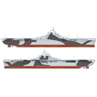 PIT009 プラッツ 1/700 WW.II アメリカ海軍 航空母艦 エセックス ダズル迷彩マスキングシート付属