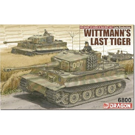 DR6800A ドラゴン 1/35 WWII ドイツ軍 ティーガーI 後期生産型 ヴィットマン ラストティーガー コーティング付き/マジックトラック/アルミ砲身/3