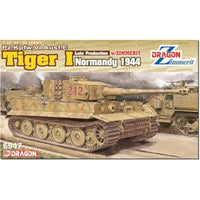 DR6947A ドラゴン 1/35 WWII ドイツ軍 ティーガーI 後期生産型 1944年6月 ヴィレル・ボカージュの戦い コーティング付き/マジックトラ