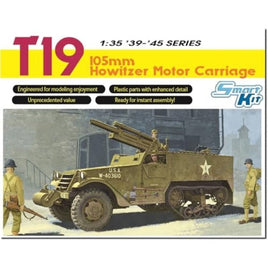 DR6496SP ドラゴン 1/35 WW.II アメリカ軍 T19 105mm 自走榴弾砲 アルミ砲身/3Dプリント ヘッドライトガード&ホーンガード 付属