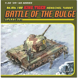 DR6254SP ドラゴン 1/35 WWII ドイツ軍 キングタイガー ヘンシェル砲塔 第501重戦車大隊バルジの戦い マジックトラック/アルミ砲身/3D