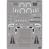 NE24001 nunu 1/24 1/24 レーシングシリーズ BMW M6 GT3 2016 スパ24時間レース ウイナー用 ディテールアップパーツ
