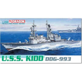 DR1014 ドラゴン 1/350 アメリカ海軍 ミサイル駆逐艦 U.S.S. キッド DDG-993 プラモデル DR1014