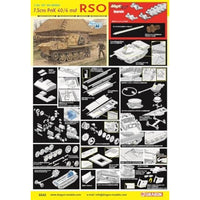 DR6640SP ドラゴン 1/35 WW.II ドイツ軍 7.5cmPaK40/4搭載型 RSO マジックトラック/アルミ砲身/3Dプリントマズルブレーキ付属豪華