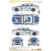 PN24007SK2 プラッツ 1/24 BMW320i E46 2001DTCCウイナー 2002 マカオ ギアレース チーム・カーリーモータース #26 デカール付属