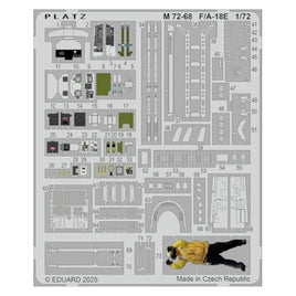 M72-68 プラッツ 1/72 F/A-18E スーパーホーネット用 エッチングパーツ