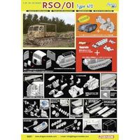 DR6691SP ドラゴン 1/35 WW.II ドイツ軍 RSO/01 タイプ470 汎用トラクター マジックトラック/雪上/泥濘地用トラックパッド/ゴリアテ