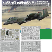 TPA-53 プラッツ/イタレリ 1/48 アメリカ空軍 攻撃機 A-10A サンダーボルトⅡ ヨーロピアン ワン 迷彩 ディテールアップパーツ付属
