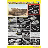 DR6904SP ドラゴン 1/35 WW.II ドイツ アフリカ軍団 III号15cm s.IG.33 搭載 自走榴弾砲 マジックトラック/アルミ砲身付属 豪