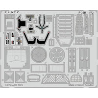 M72-70 プラッツ 1/72 1/72 航空自衛隊 F-35B ライトニングII用 エッチングパーツ