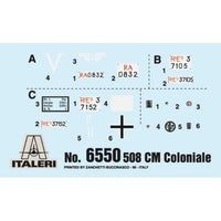 IT6550 イタレリ 1/35 WW.II イタリア軍 フィアット508CM コロニアル 軍用車 ドライバーフィギュア付属