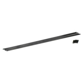1708B カラーアンテナ黒キャップ付き (4pcs)