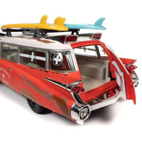AW312 AUTOWORLD 1/18 1959 キャディラック エルドラド 救急車 'Surf Shark' レッド/ホワイト