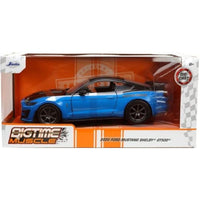 JADA33881 JADA TOYS 1/24 2020 フォード マスタング シェルビー GT500 グロスブルー/ブラック