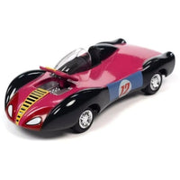JLPC011BSR JOHNNY LIGHTNING 1/64 スピード レーサー スネーク オイラー ブラック/マジェンタ