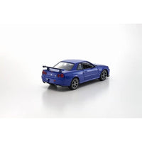 WE24108MB1 WELLY 1/24 ニッサン スカイライン GT-R(R34) (MTブルー)