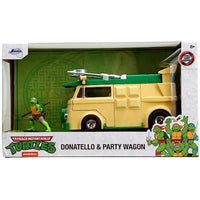 JADA34529 JADA TOYS 1/24 TMNT パーティー ワゴン ドナテロフィギュア付