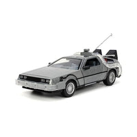 JADA32911 JADA TOYS 1/24 バック・トゥ・ザ・フューチャー パート I タイムマシーン (デロリアン) 点灯ギミック付