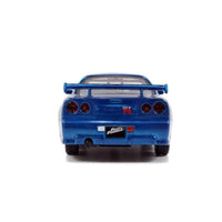 JADA31980 Jada Toys 1/32 F&F ブライアン ニッサン スカイライン R34  シルバー & ブルー ツインパック