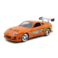 JADA31981 Jada Toys 1/32 F&F ドミニク ダッジ チャージャー ブラック & ブライアン トヨタ スープラ オレンジ ツインパック