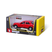 BUR21103R BURAGO 1/24 メルセデス ベンツ 190 E 1987 レッド