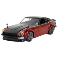 JADA34916 Jada Toys 1/24 F&F X 1972 ダットサン 240Z ダークレッド/ブラック/グラフィックス