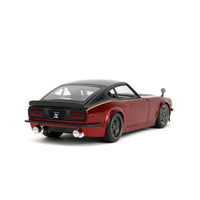 JADA34916 Jada Toys 1/24 F&F X 1972 ダットサン 240Z ダークレッド/ブラック/グラフィックス