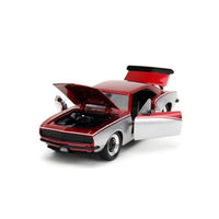 JADA34719 Jada Toys 1/24 1967 シェビー カマロ シルバー/レッドメタリック