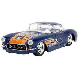 JADA35031 Jada Toys 1/24 1957 シェビー コルベット ダークブルー/フレーム