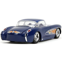 JADA35031 Jada Toys 1/24 1957 シェビー コルベット ダークブルー/フレーム