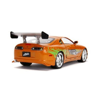 JADA31139 Jada Toys 1/18 F&F 1995 トヨタ スープラ オレンジ (ブライアン)                 ブライアン フィギュア付/ライト点灯