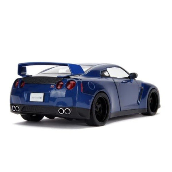 JADA31142 Jada Toys 1/18 F&F 7 2009 ニッサン GT-R R35 ブルー/ブラック(ブライアン) ブライアン フィギュア付/ライ