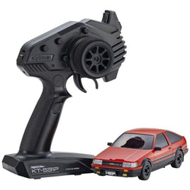 32641RBK ミニッツAWD トヨタ カローラレビン AE86 レッド/ブラック