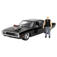 JADA35907 Jada Toys 1/24 F&F ダッジ チャージャー R/T ブラック ドミニク フィギュア付