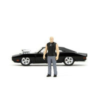 JADA35907 Jada Toys 1/24 F&F ダッジ チャージャー R/T ブラック ドミニク フィギュア付