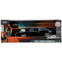 JADA35907 Jada Toys 1/24 F&F ダッジ チャージャー R/T ブラック ドミニク フィギュア付