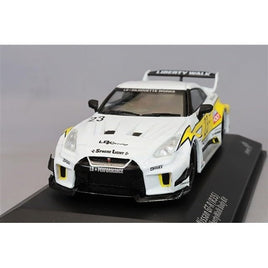 S4311208 SOLIDO 1/43 日産 GT-R R35 LB シルエット (ホワイト/イエロー)