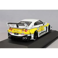 S4311208 SOLIDO 1/43 日産 GT-R R35 LB シルエット (ホワイト/イエロー)