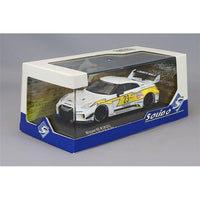 S4311208 SOLIDO 1/43 日産 GT-R R35 LB シルエット (ホワイト/イエロー)