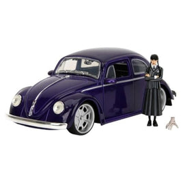 JADA35131 Jada Toys 1/24 1959 VW ビートル ウェンズデー&ハンド フィギュア付 (アダムス・ファミリー)