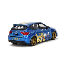 JADA35871 Jada Toys 1/24 2012 スバル インプレッサ WRX STI ソニック・ザ・ヘッジホッグ フィギュア付