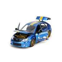 JADA35871 Jada Toys 1/24 2012 スバル インプレッサ WRX STI ソニック・ザ・ヘッジホッグ フィギュア付