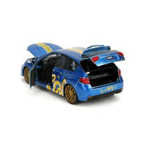 JADA35871 Jada Toys 1/24 2012 スバル インプレッサ WRX STI ソニック・ザ・ヘッジホッグ フィギュア付