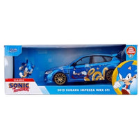 JADA35871 Jada Toys 1/24 2012 スバル インプレッサ WRX STI ソニック・ザ・ヘッジホッグ フィギュア付