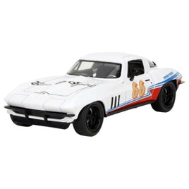 JADA35205 Jada Toys 1/24 1966 シェビー コルベット #66 ホワイト